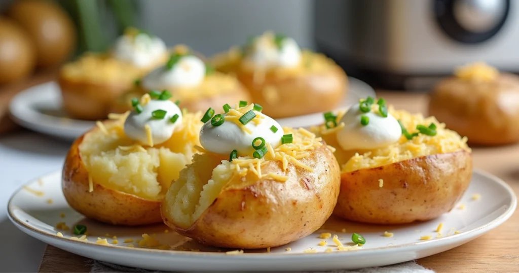 Air Fryer Baked Potatoes