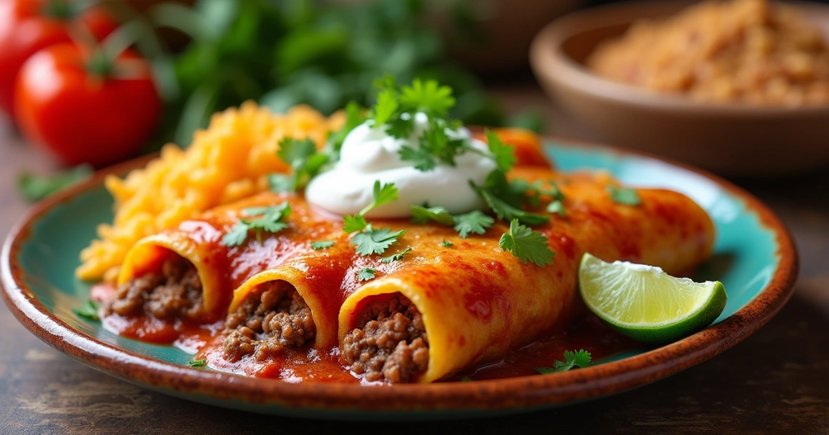 Beef Enchilada